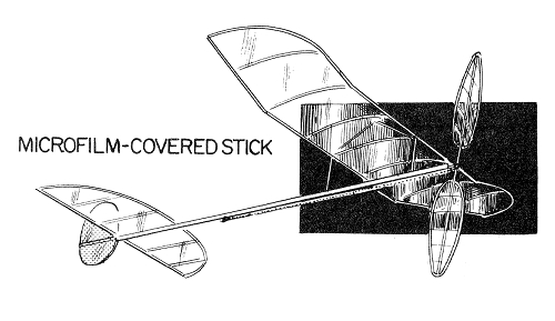 Microfilm-covered stick 500