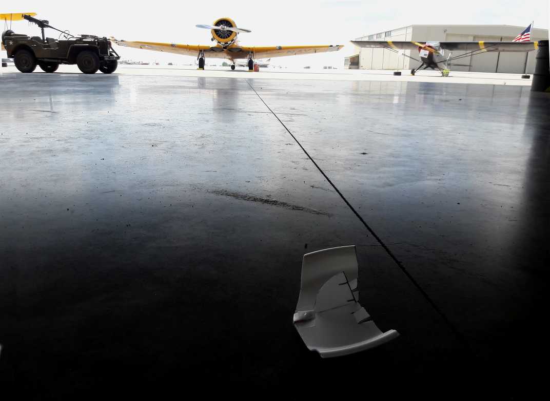 Plane left at Open Hanger Days