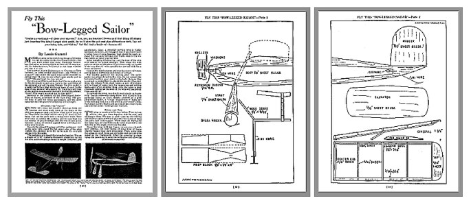 Bow-Legged Sailor - July 1938 Flying Aces thumb